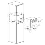 Fulgor FUTGSO 4505 MT IX 45厘米 嵌入式 蒸焗爐